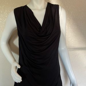 Dante Malan Black Sleeveless Blouse Size XL